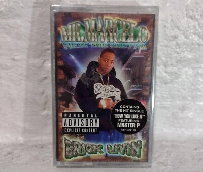 Mr. Marcelo -  Brick Livin 2000 Gangsta Rap Cassette Tape Album Factory Sealed — 第 1/2 张图片