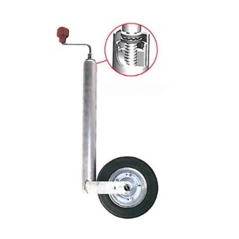 AL-KO Stützrad Plus Ø48 mm Vollgummireifen 200 x 50 mm 150 kg - Bild 1 von 1