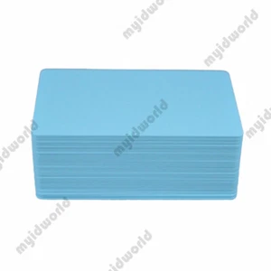 Hellblaue PVC-Karten, CR80,30 Mil, Kreditkartengröße - USA - 100er-Pack - Bild 1 von 2