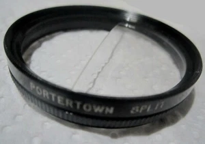 PORTERTOWN SPLIT FIELD FILTER +1 52mm Screw On Made in Japan w/Protective Case - Picture 1 of 7