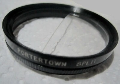PORTERTOWN SPLIT FIELD FILTER +1 52mm Screw On Made in Japan w/Protective Case - Image 1 of 4