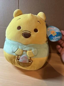 10” Winnie Pooh Bear Disney Squishmallows Plush Toy - NEW with tags Easter 2022 - Picture 1 of 6