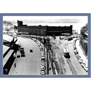 Impresión artística Sydney Fort Macquarie Tram Depot - Bennelong Pt 1956 - Póster de 2 tamaños - Imagen 1 de 5