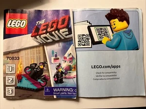 Lego instruction manual 70833 the Lego movie - Picture 1 of 3