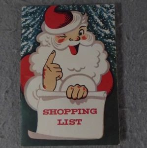 North Side Deposit Bank Pittsburgh PA Christmas Club Book Shopping List Santa - Picture 1 of 5