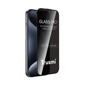New iPhone 17 Pro Max/ 17 Air/ 17 Pro Privacy Curved Tempered Glass Trusmi - Picture 1 of 7