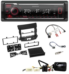 Kenwood Lenkrad Bluetooth USB DAB Autoradio für Mitsubishi Outlander 2007-2010 - Bild 1 von 10