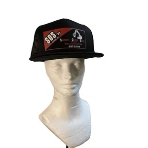Sombrero de camionero de malla vintage SOS ’83 - Comda Toronto - Imagen 1 de 5