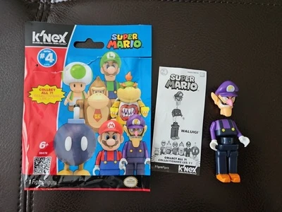 K'nex Super Mario Series 4 WALUIGI Just Opened! 2014 New See Photos & Video! - Image 1 of 4