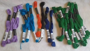 Lot 0f 22  J&P Coats  Embroidery Thread Various colors some vintage - Picture 1 of 1