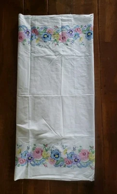 Daisy Kingdom In The Garden 7148 White Double Border Cotton 45" X 2 yards 1994 - Image 1 of 4