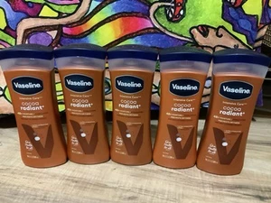 5~Vaseline Intensive Care Cocoa Radiant Lotion Cocoa Butter, 10oz each+FREE SHIP - Picture 1 of 3