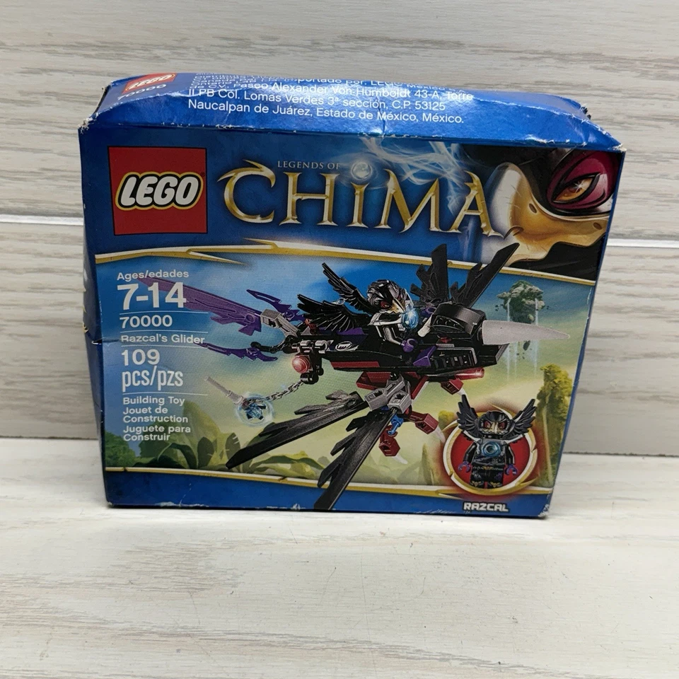 RARO LACRADO LEGO Chima Razcal’s Double Glider 70000 🔥 Aposentado 2013! - Imagem 1 de 4