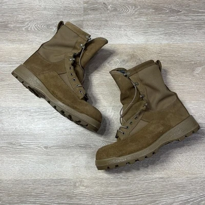Botas de Combate Bates Para Hombre Talla 10 Marrón Coyote Gamuza Vibram US Military E30800A Foto 1 de 4