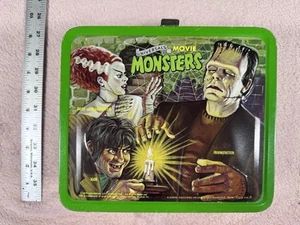 Vintage 1979 Universal Movie Monsters Metal Lunchbox & Thermos - Picture 1 of 14