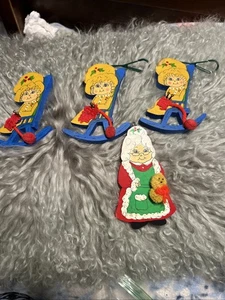 Adorno de madera vintage años 80 X4 firmado difícil de encontrar - Imagen 1 de 8