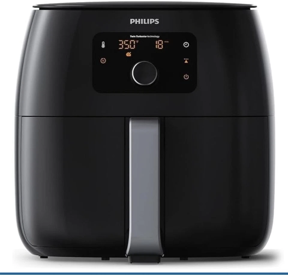 Philips Premium Airfryer XXL with Rapid Air Technology (Black) (HD9650/96) - Image 1 of 1