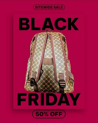 Lifestyle/trendige/Damen/Herren / langlebige Rücksak /PU-Leder / Braun/ 43 cm/ - Bild 1 von 4