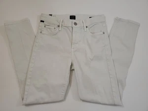 Pantalones de mezclilla ajustados de tiro alto Citizens of Humanity talla 26 blancos estilo 1487 - Imagen 1 de 12