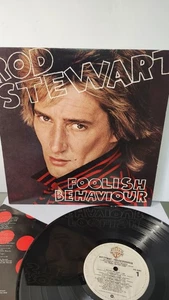 Vintage Vinyl Rod Stewart "Foolish Behavior,Tested,  Sleeve See Pictures - Picture 1 of 13