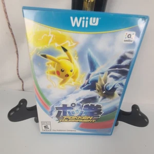 POKÉMON Pokkén Tournament Wii U Video Game 2016 No Amiibo Card - Picture 1 of 4