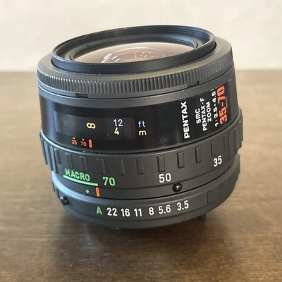Pentax SMC Pentax-F 35-70mm f/3.5-4.5 AF Zoom Lens Made in Japan, Ex Condition - Image 1 of 4