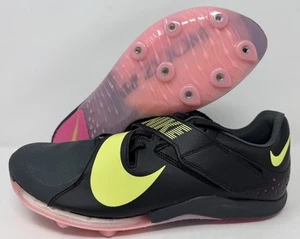 Nike Zoom Long Jump Anthracite Pink Volt Track Spikes CT0079-001 Men's Size 10.5 - Picture 1 of 10