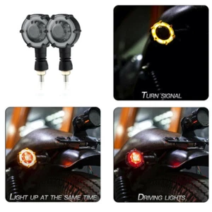 Motorcycle Modification LED Two-color Flowing Water Turn Signal Indicator - Picture 1 of 4