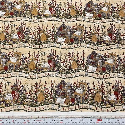 Tea Thyme In The Garden by Deb Strain for Moda Fabrics Cotton by the HALF YARD - Image 1 of 3