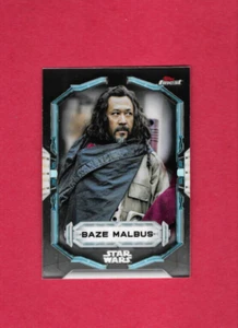2022 Topps Star Wars Finest Rogue one Baze Malbus Base Set No.11 - Bild 1 von 1