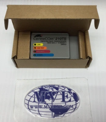 TRANSCEPTOR PAR TRENZADO ALLIED TELESYN 990-01010-05 AT-210TS 210TS CENTERCOM Foto 1 de 3