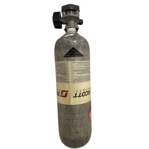 SCOTT 4500 PSI 30 MIN CARBON FIBER CYLINDER W/ NEW HYDRO (MFR 08/2016) - Picture 1 of 3