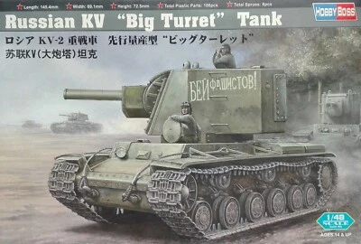 MODELLISMO-Russian KV-2 "Big Turret"+ fotoincisioni - HOBBY BOSS -1/48 scale - Immagine 1 di 4