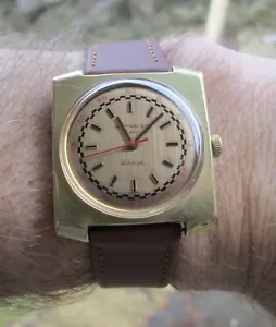 Vintage 1970's Automatic Wittnauer UFO Wristwatch - 11KAS Movement - Picture 1 of 15