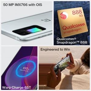 OnePlus 9RT 9R T 5G Smartphone Multi-language 8GB 128GB 65 Warp Charging 120Hz - Picture 1 of 6