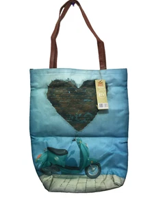 BNWT Ladies Rivers Brand Smart Urban Scooter Print Tote Carry Shopping Bag - Bild 1 von 1