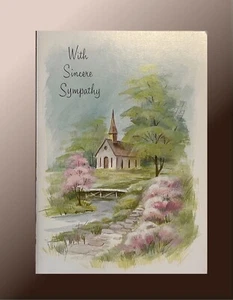 Biglietto di auguri vintage design vittoriano simpatia comfort cura campanile nos - Foto 1 di 4