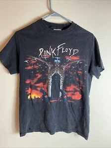 Pink Floyd The Wall Vintage Shirt Black Small 1997 Double Sided Tennessee River - Picture 1 of 6