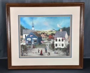 Linda Nelson Stocks Celebrando la Cuarta impresión numerada firmada con certificado de autenticidad enmarcado - Imagen 1 de 10