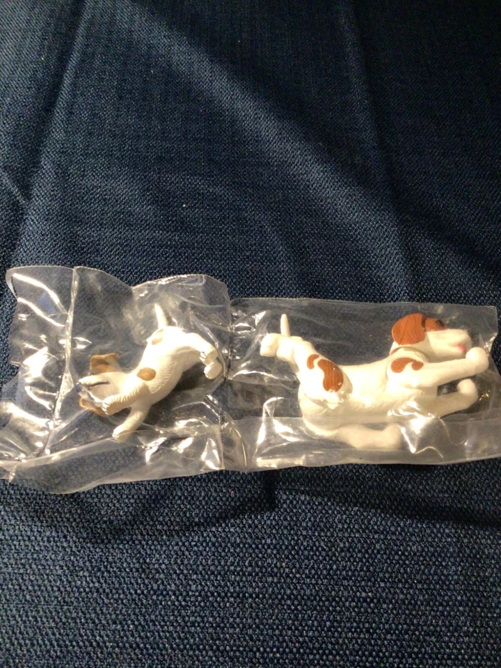 Muñeca Barbie Mattel 1995 Pet Doctor Posable Cabeza Bobble Perros Blanco Marrón Manchas Foto 1 de 4