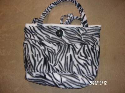 LARGE HANDBAG ZEBRA PRINT PATTERN - Image 1 of 2