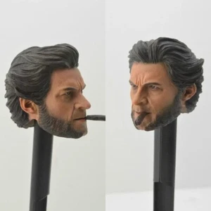 1/6 Scale Wolverine Head Carving Original Logan Head Sculpt With Cigar - Picture 1 of 13