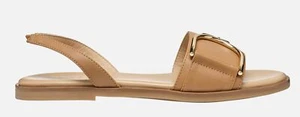 Sandali GEOX "Naileen" scarpe donna in pelle marrone - Imagen 1 de 7