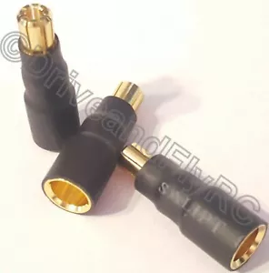 8 mm Buchse 6,5 mm Stecker 1,25 Zoll 3,5 cm Stecker Castle Mambo ESC Verlängerung - Bild 1 von 12