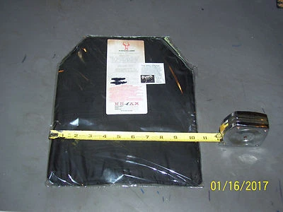 BULLETPROOF Shototers Cut & Spall 2Trauma Plates Level IIIA 10"X12" Body Armor   - Image 1 of 4