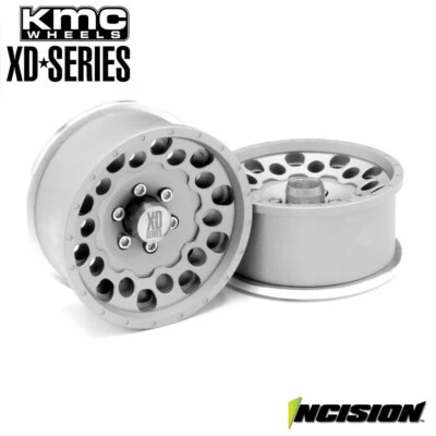 Incision IRC00331 Aluminum KMC XD129 Holeshot 1.9 Beadlock Wheels (2) Clear - Image 1 of 2