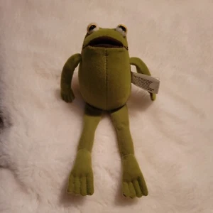Crocodile Creek Arnold Lobel Frog 7.5” Frog and Toad Stuffed Plush Vintage Toy - Picture 1 of 6