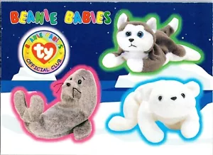 1999 Stickers Series 3 TY Beanie Baby Official Club Trading Card - Picture 1 of 2