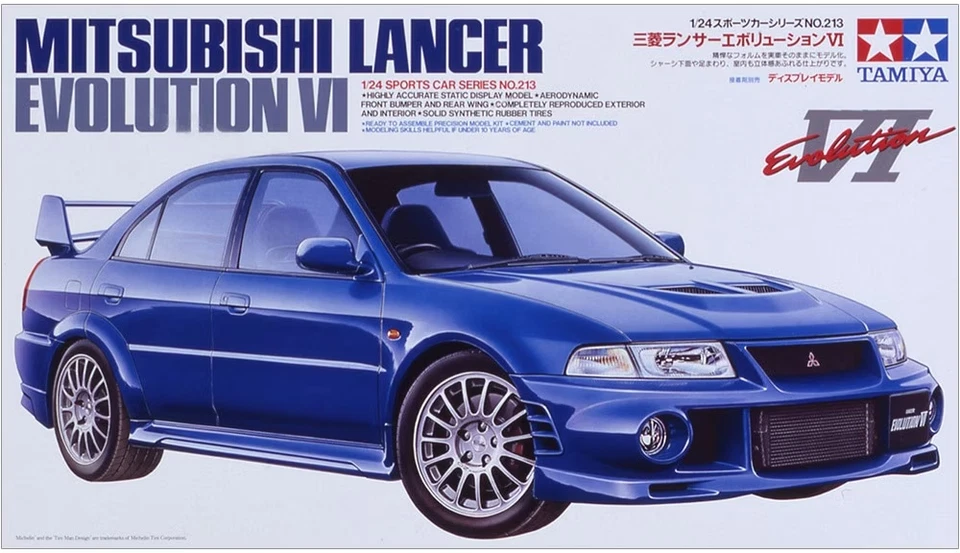 1/24 MITSUBISHI LANCER EVOLUTION VI TAMIYA 24213 - Immagine 1 di 1