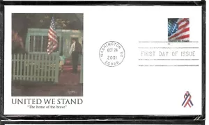 US SC # 3549 United We Stand FDC . Fleetwood Cachet - Picture 1 of 1
